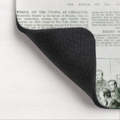 アイルランドの苦脳のレリーフ、浮き彫り マウスパッド (コーナー)