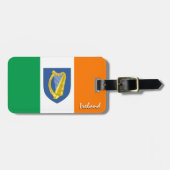 アイルランドの荷物タグ、愛国的なアイルランド国旗 ラゲッジタグ (正面横)