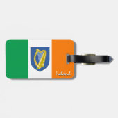 アイルランドの荷物タグ、愛国的なアイルランド国旗 ラゲッジタグ (裏面横)