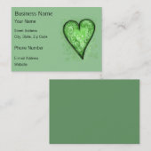 アイルランドの螺線形のハートの名刺 名刺 (正面/裏面)