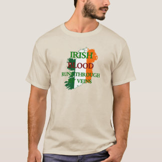 アイルランドの血が私の血管を流れる Tシャツ
