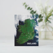 アイルランドの衛星ビュー シーズンポストカード (スタンド正面)