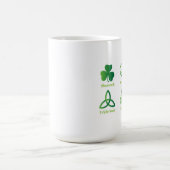 アイルランドの記号のコーヒー・マグ、ケルト語アイルランドの伝統 コーヒーマグカップ (中央)