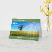 アイルランドの誕生日グリーティングカード用の画像 カード (黄色い花)