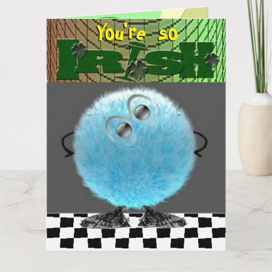 アイルランドの誕生日 カード (正面)