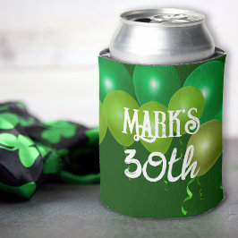 アイルランドの誕生日 緑の風船 缶クーラー