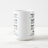 アイルランドの諺のマグ コーヒーマグカップ (中央)
