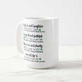 アイルランドの諺のマグ コーヒーマグカップ (正面左)