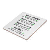 アイルランドの諺の天恵 タイル (側面)