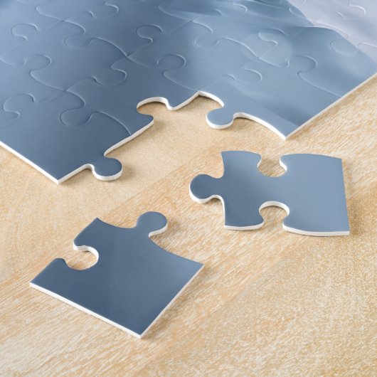 アイルランドの赤いセッタードウッグにオートバイのクリスマスに乗る ジグソーパズル (側面)