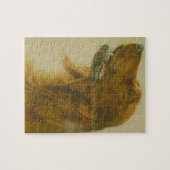 アイルランドの赤いセッター犬 ジグソーパズル (横)