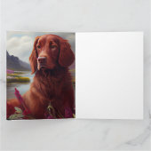 アイルランドの赤がパドルに乗る：風光明媚な冒険 カード (内部)