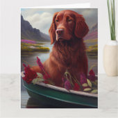 アイルランドの赤がパドルに乗る：風光明媚な冒険 カード (正面)