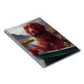 アイルランドの赤がパドルに乗る:風光明媚な冒険 ノートブック (右側)