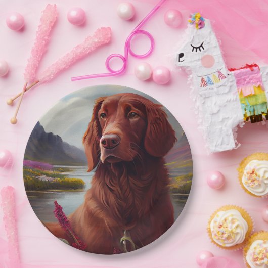 アイルランドの赤がパドルに乗る：風光明媚な冒険 ペーパープレート (パーティー)