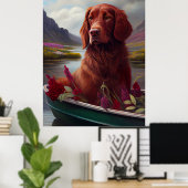 アイルランドの赤がパドルに乗る：風光明媚な冒険 ポスター (ホームオフィス)