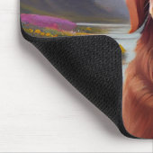 アイルランドの赤がパドルに乗る：風光明媚な冒険 マウスパッド (コーナー)