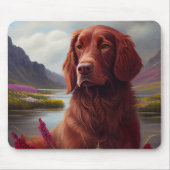 アイルランドの赤がパドルに乗る：風光明媚な冒険 マウスパッド (正面)