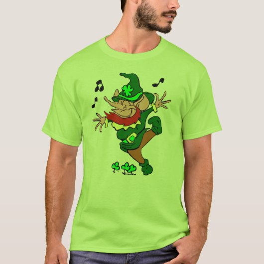アイルランドの踊りの小妖精のTシャツ Tシャツ (正面)