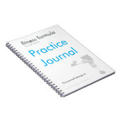 アイルランドの踊りの練習ジャーナル ノートブック (右側)