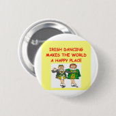 アイルランドの踊り 缶バッジ (正面&裏面)