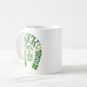 アイルランドの蹄鉄の幸運 コーヒーマグカップ (正面左)