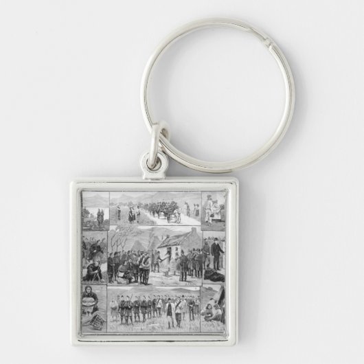 アイルランドの追立ての義務 キーホルダー (正面)