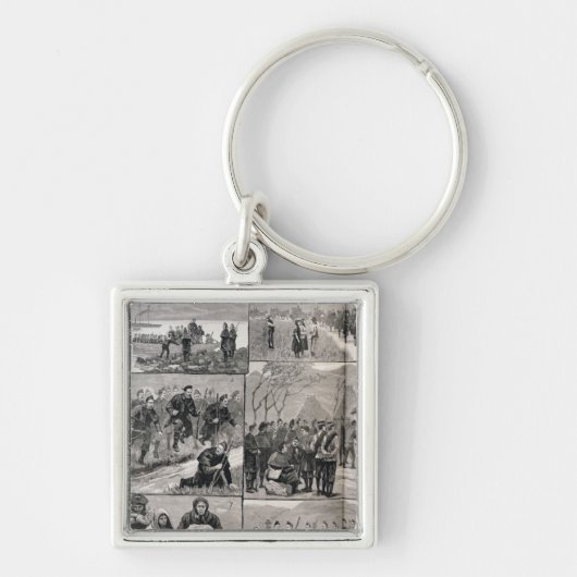 アイルランドの追立ての義務 キーホルダー (正面)