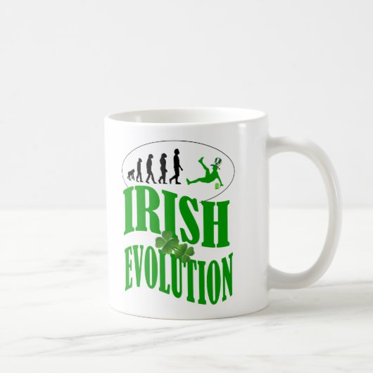 アイルランドの進化 コーヒーマグカップ (右)