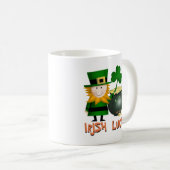 アイルランドの運、ST PATRICKS LEPRECHAUMのコーヒー・マグ コーヒーマグカップ (正面右)