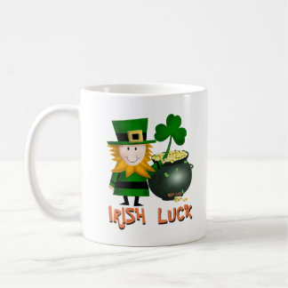 アイルランドの運、ST PATRICKS LEPRECHAUMのコーヒー・マグ コーヒーマグカップ