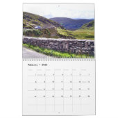 アイルランドの道のカレンダー カレンダー (2月 2026)