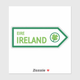 アイルランドの道路標識 シール