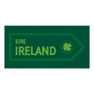 アイルランドの道路標識 ポスター