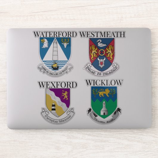 アイルランドの郡の紋章ステッカーシリーズ29-32 シール (コンピューター)