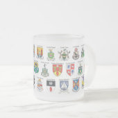 アイルランドの郡はマグを曇らしました フロストグラスマグカップ (正面右)