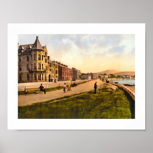 アイルランドの郡を下るWarrenpoint ポスター (正面)