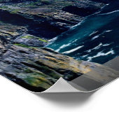 アイルランドの郡クレアのモハーの崖 ポスター (角)