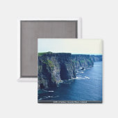 アイルランドの郡クレアのモハーの崖 マグネット (正面/裏面)