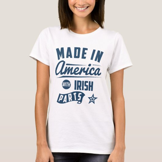 アイルランドの部分を持つアメリカで作られる Tシャツ (正面)