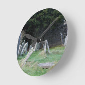 アイルランドの重要なヤード ラウンド壁時計 (傾斜)