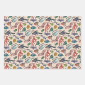 アイルランドの野生動物ラッピング紙セット ラッピングペーパーシート (正面2)