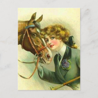 アイルランドの雌の子馬 ポストカード