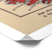 アイルランドの風俗地図1868 ポスター (角)