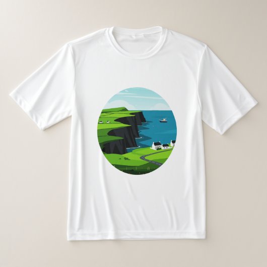 アイルランドの風景 Tシャツ (レイダウン)