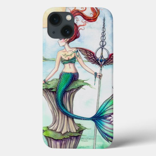 アイルランドの風 マーメイド ファンタジー アート Case-Mate iPhoneケース (裏面)