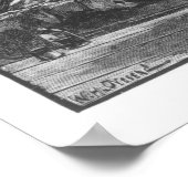 アイルランドの飢饉の時の移住船 ポスター (角)