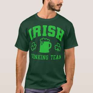 アイルランドの飲みチームおもしろいSt patricks day Tシャツ