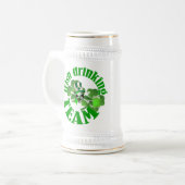 アイルランドの飲みチーム ビールジョッキ (正面左)