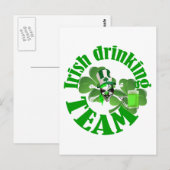 アイルランドの飲みチーム ポストカード (正面/裏面)
